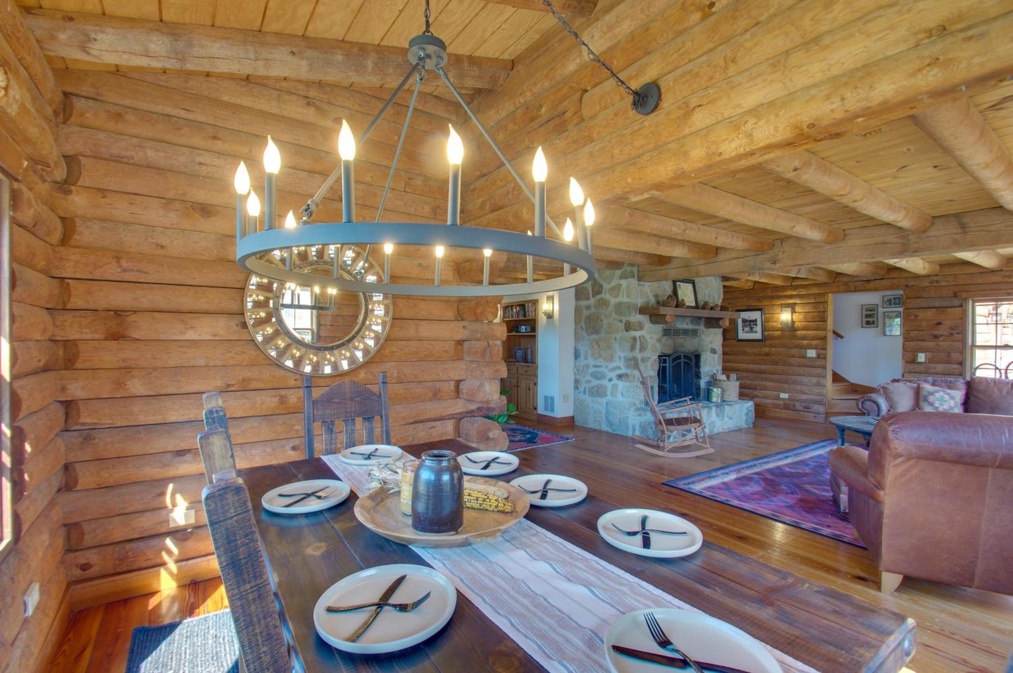 Cozy Log Cabin Getaway With Fire Pit And 3 Acres! Ruckersville Εξωτερικό φωτογραφία