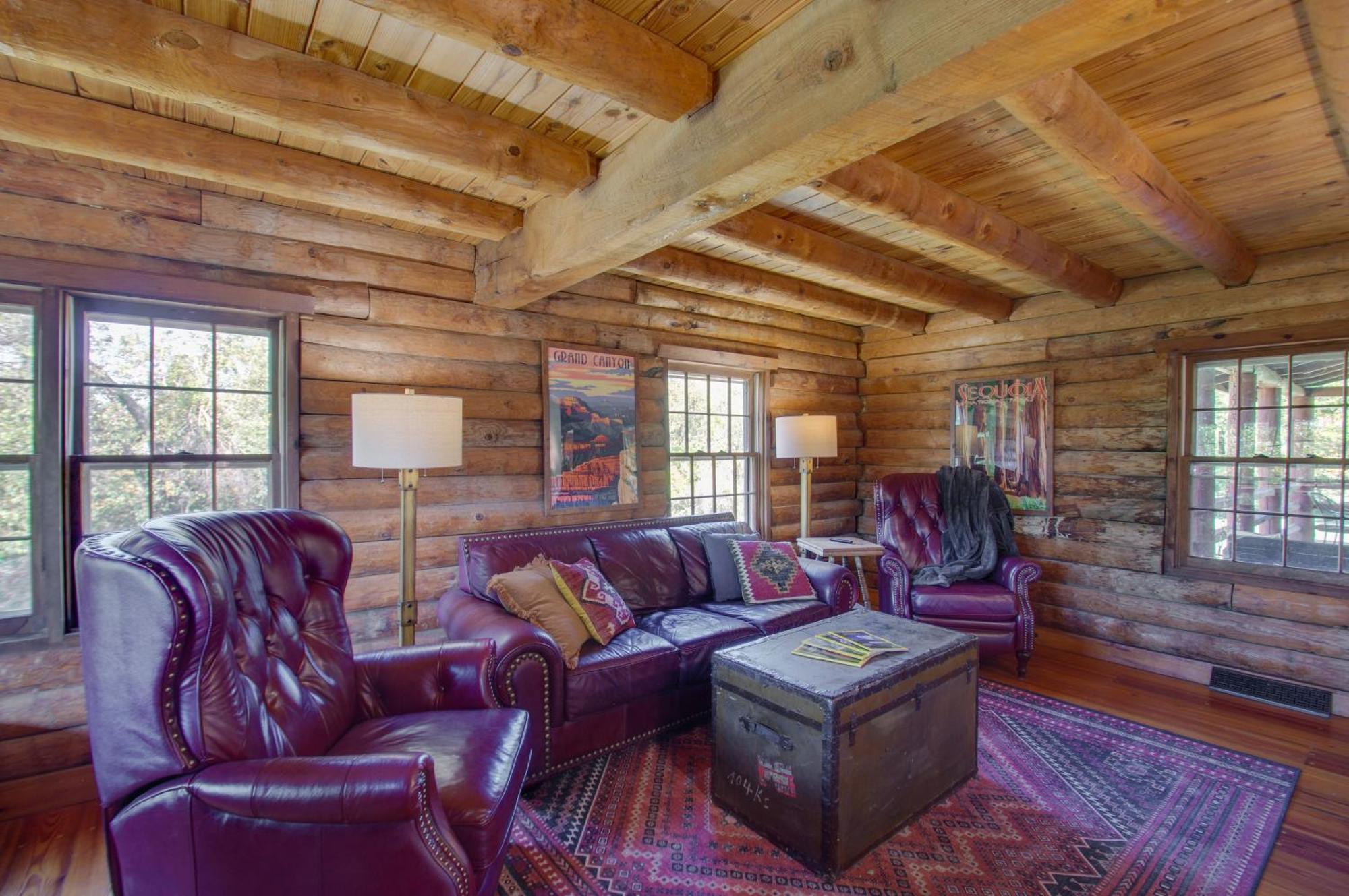 Cozy Log Cabin Getaway With Fire Pit And 3 Acres! Ruckersville Εξωτερικό φωτογραφία