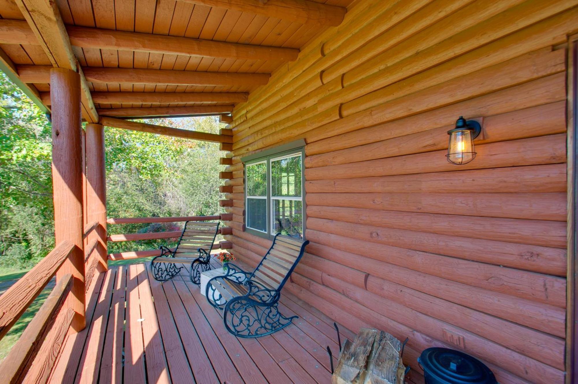 Cozy Log Cabin Getaway With Fire Pit And 3 Acres! Ruckersville Εξωτερικό φωτογραφία